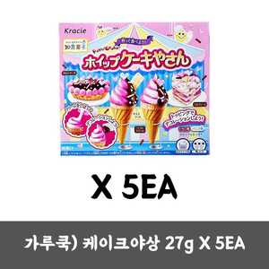 Kracie <span class=keywords><strong>Popin</strong></span> Cookin Cake Yasan Kit de Dulces DIY 27g x 5 Unidades, Snack Japonés - Product Image 1