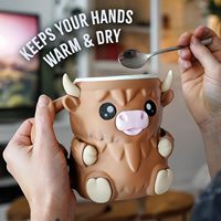 Couvercle de manches de pinte de crème glacée avec poignée Porte-pinte de glace de vache Conteneur de refroidisseur de tasse de crème glacée personnalisé Anti-fuite Popsicle Bière confortable