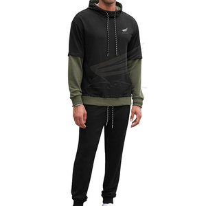 Nouveau survêtement décontracté pour homme, à capuche, uni, de haute qualité, 100 % coton, respirant, écologique, léger, prix de gros - Product Image 4