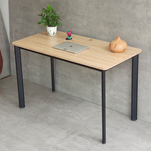 โต๊ะไม้อัดสไตล์มินิมอลขนาด 120x60 ซม. เคลือบเมลามีน ขาเหล็กทรงวงรี เฟอร์นิเจอร์สำนักงานทนทานสำหรับห้องนอน HBOV033 - Product Image 6