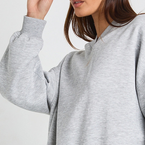 Latest Design <b>Women</b> <b>Sweatshirt</b> With <b>V</b> <b>Neck</b> Perfect For Casual Wear With Soft Material Drop Shoulder For Comfort With Full Sleeve - Product Image 3