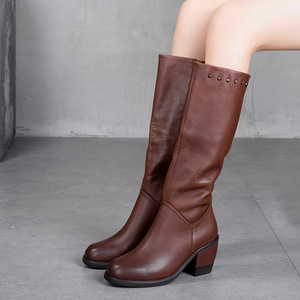 Bottes d'hiver tendance pour femmes, bottes pointues au-dessus du genou, talons aiguilles, bottes sexy pour femmes, bottes hautes jusqu'à la cuisse - Product Image 1