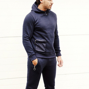 ชุดวอร์มผ้าฟลีซวินเทจมีฮู้ดสำหรับผู้ชายชุดออกกำลังกายผ้าคอตตอนแห้งเร็วระบายอากาศได้ดี2025 - Product Image 1