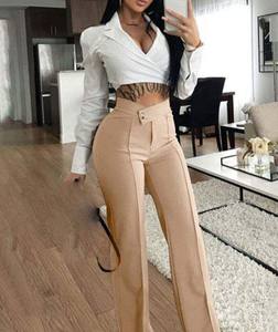 Pantalones informales profesionales de alta calidad para mujer, pantalones para uso en exteriores, pantalones de mujer de alta calidad - Product Image 3