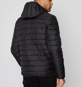 Chaqueta Acolchada Ligera con Capucha para Hombre, Chaqueta de Invierno Ajustada con Cremallera Completa, Cálida y Cortavientos, Chaquetas Casuales para Hombre - Product Image 2