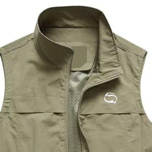 <b>Men's</b> Vests Outerwear Lightweight Waterproof Outdoor Softshell Vests Sleeveless <b>Jacket</b> With Customized Logo - Product Image 4