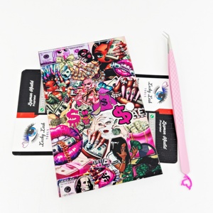 Hot-bán xu hướng Acrylic Lash mở rộng lông mi gạch biểu tượng tùy chỉnh từ tấm hình chữ nhật hình dạng hiện đại làm bằng tay bền vững - Product Image 1