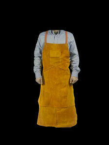 Heavy duty cowhide <b>leather</b> <b>apron</b> suitable for welding and fabrication work <b>Leather</b> workshop <b>apron</b> designed for heat resistant - Product Image 3