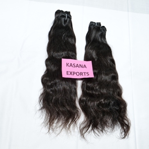 Fabricant 100% Remy vierge cuticule alignée lâche vague profonde noir couleur naturelle temple indien extensions de cheveux humains pour les femmes - Product Image 5