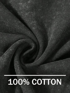 เสื้อยืดแขนสั้นผู้ชาย ผ้าฝ้าย 100% น้ำหนักเบา ซักย้อมแบบแอซิด ระบายอากาศได้ดี เป็นมิตรกับสิ่งแวดล้อม แห้งเร็ว ลายเรียบ ดีไซน์ทันสมัย - Product Image 4