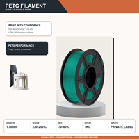 Filament PETG translucide de fabrication avancée pour une impression stable à haute vitesse – Matière première premium pour la production