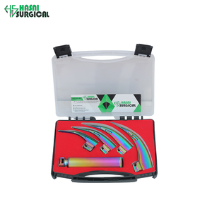 Low Price Wholesale <b>Instruments</b> Best Quality Stainless Steel Manual Fiber <b>Optic</b> Macintosh Laryngoscope Set Multi Color - Product Image 6