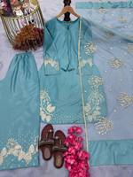 Designer 2025 costumes du Nouvel An indien et pakistanais Bollywood Party Wear Top et robe de mariée Plazzo