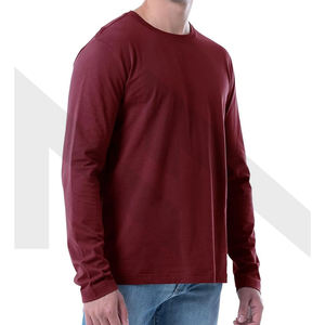 100% Camiseta de manga larga de moda de alta calidad para hombres a la venta/camisas de manga larga para hombres de equipo de precio barato para hombres - Product Image 5