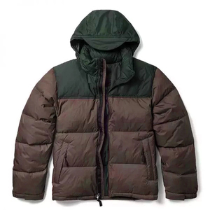 Puffer <b>Jackets</b> Wholesale Winter <b>Quilted</b> Coats Zipper Closure Plain <b>Pattern</b> Featuring Hooded Puffer <b>Jacket</b> Unisex Waterproof - Product Image 2