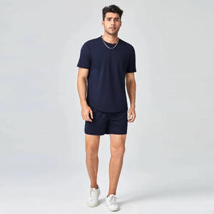 Summer New Fashion 100% Cotton Casual <b>Mens</b> <b>Shorts</b> & <b>T</b> <b>Shirt</b> Set High Quality Breathable Street Wear <b>Shorts</b> Set <b>Men</b> - Product Image 3