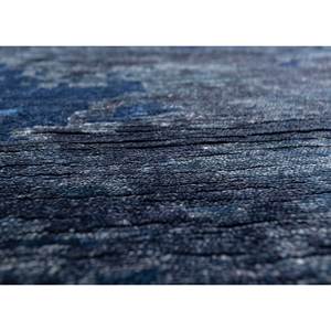 Alfombra Entropy Blue de Lana y Viscosa Anudada a Mano, 10 mm de Grosor, Abstracta, para el Hogar, Pasillo, Rectangular, de Yute, para Sala de Estar, Hecha a Mano - Product Image 3