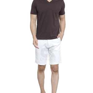 2025 Summer Men's Custom Made Mid Breathable <b>Quick</b> <b>Dry</b> 100% Cotton Solid Pattern Casual Jeans <b>Shorts</b> High Quality Wholesale - Product Image 2