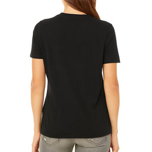 Camiseta de Verano de Alta Calidad para Mujer, Color Sólido o a Cuadros, Algodón Suave, Uso Diario, con Opciones de Personalización OEM/ODM - Product Image 4