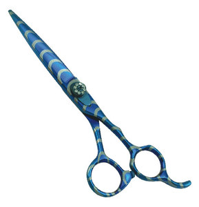 Tijeras de corte de pelo 400c duraderas con logotipo personalizado, peluquero de salón, todos los tamaños disponibles, herramienta de belleza, mango de acero inoxidable, afilado y romo - Product Image 1
