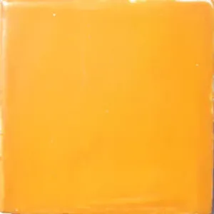 S #007 ÉCHANTILLON DE CARREAUX EN CÉRAMIQUE TALAVERA MEXICAIN Plancher mural lavé jaune pour SALON SUPERMARCHÉ PARK COUR FIREBRICK - Product Image 1