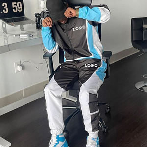 High Quality Winter Men's Breathable Outerwear Sets Oversized Custom Design <b>Tracksuits</b> Sporty Solid Pattern Digital Printed 100% - Product Image 5