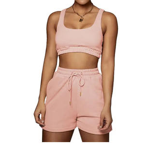 2025 nouvelles femmes taille haute simple boutonnage à manches courtes coupe ajustée costume solide creux Shorts 2 pièces tenue de plage - Product Image 2