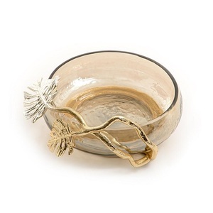 Superior Quality Brass <b>Dessert</b> <b>Bowl</b> Antique Design Silver Color Dates Snacks Serving <b>Bowl</b> At Lowest Price - Product Image 4