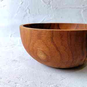 Cuenco personalizado hecho a mano más vendido, utensilios de cocina de madera de mango de nogal, exportador de la India con alta calidad - Product Image 5