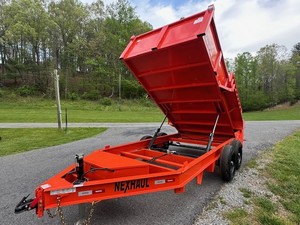 Remolque Agrícola Mini de 5 Toneladas con Eje Único para Tractor, Volquete Hidráulico, en Estado Nuevo, Usado en Construcción - Product Image 5