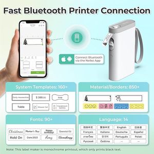 Machine d'impression d'étiquettes NeIko à vente rapide avec ruban P21 pour imprimante d'étiquettes tout-en-un - Product Image 2