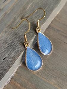 Pendientes de Resina Bordados a Mano, Joyería de Moda de Acero Inoxidable para Mujeres y Niñas, Estilo Clásico para Bodas, Alta Calidad - Product Image 2