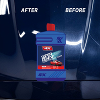 4X Super Renew Polish, composé pour carrosserie automobile, couleur unie, abrasif, récupération des rayures de peinture, cire de glaçage