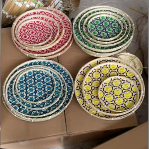 Panier artisanal tissé à la main conçu pour une utilisation décorative et un rangement fonctionnel - Product Image 4