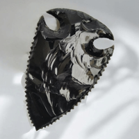 Obsidienne noire polie de grande taille, pierre précieuse naturelle Feng Shui, pointe de flèche en agate, haute qualité, fabricants et fournisseurs