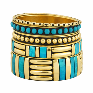 Pulseras de Moda, Brazaletes de Latón de Estilo Clásico Natural, Colección de Brazaletes - Product Image 1