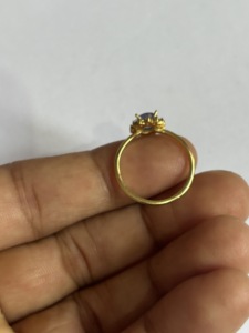 Awesome Oval Shape With CZ Setting Tanzanite Faceted Gem Fine <b>Ring</b> 5X7MM Bezel <b>Set</b> Handmade Sterling <b>Silver</b> Gold Plated <b>Rings</b> - Product Image 5