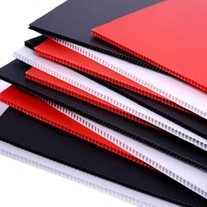 UV Resistant Lightweight Eco-Friendly 2mm-6mm Polypropylene Corrugated <b>Plastic</b> <b>Sheets</b> for Advertising Material Cutting - Product Image 1