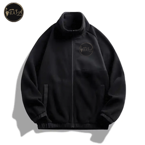 แจ็กเก็ตขนแกะคอตั้งสำหรับผู้ชายเสื้อแจ็คเก็ตลำลองกลางแจ้งสำหรับฤดูหนาวฤดูใบไม้ร่วง - Product Image 1