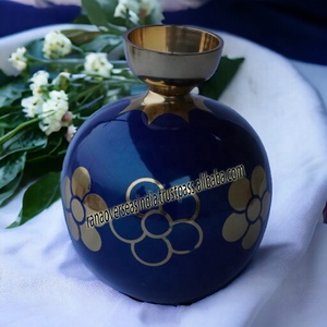 ขายร้อนห้องนั่งเล่นที่ทันสมัยแจกันอลูมิเนียมตกแต่งกับดอกไม้ผู้ผลิตและส่งออกจากอินเดีย - Product Image 2