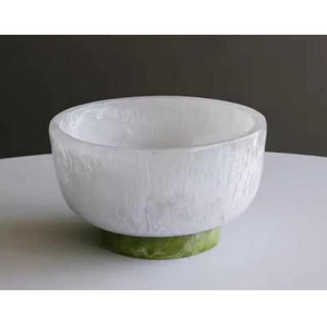 Bol de service en résine brillante fait à la main, de qualité alimentaire, pour la table de cuisine, centre de table élégant et fonctionnel, décoration de table à domicile - Product Image 5