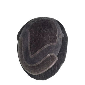 Peluca de Cabello Humano Virgen Remy Indio, Tupé con Ondas Naturales, Trama Única para Prótesis Capilares de Encaje - Product Image 1