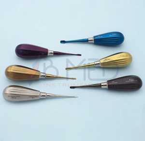 Juego de Elevadores Dentales Alados de Venta Caliente, Recubiertos, para Extracción de Dientes Quirúrgica PDL, Juego de Elevadores Dentales Veterinarios - Product Image 4