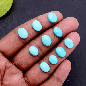 De dormir belleza turquesa cabujón Oval Natural dormir belleza turquesa piedras preciosas Cabochons anillo haciendo - Product Image 3