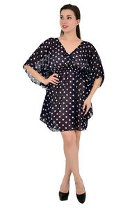 Prêt Navire Femmes Robe Courte Caftan Nouveau Confortable Formelle Bureau Travail Casual Été Plage Vacances Fête Porter Conception Imprimée - Product Image 6