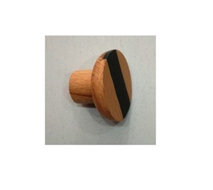 Bmgop 16PCS Perillas de madera Perillas de gabinete redondas 1 5 38mm Tamaño de forma de color natural Hecho EN LA India Artículo - Product Image 3