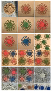 Assiette en rotin tissé à la main-Assiette en rotin en osier de qualité supérieure pour la décoration intérieure et la salle à manger-Plateau en rotin tissé écologique - Product Image 3