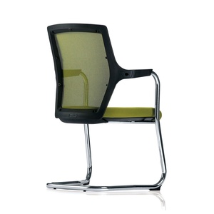 เก้าอี้นั่งคุกเข่า ROBIN BFGCQ016 รุ่น Ergonomic พร้อมฐานโครเมียมและที่วางแขนแบบคงที่ พนักพิงตาข่ายเพื่อความสบายระหว่างการประชุม - Product Image 3