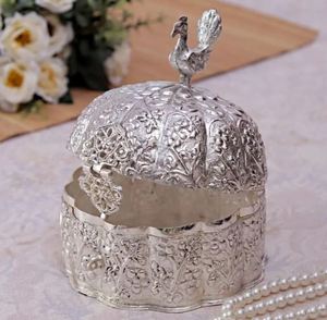 กล่องเครื่องประดับโลหะสำหรับตกแต่งบ้านและเป็นของขวัญดีไซน์หรูหรา - Product Image 5