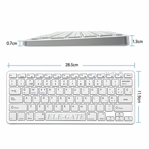 <b>Mini</b> <b>Wireless</b> for Bluetooth 5.0+2.4G <b>Keyboard</b> Custom Logo Membrane Operation Certified for Mac/Win/Android English Russian - Product Image 4